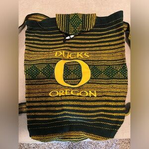 Oregon Ducks - University of Oregon Woven Backpack Bag